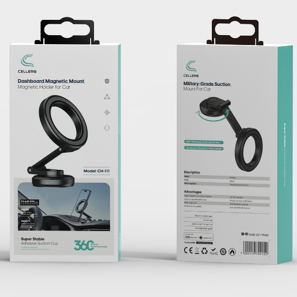 מעמד רכב מגנטי CELLERA CARBON- CH-111