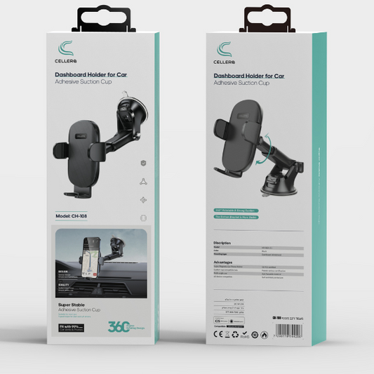 מעמד רכב מגנטי CELLERA CARBON- CH-108