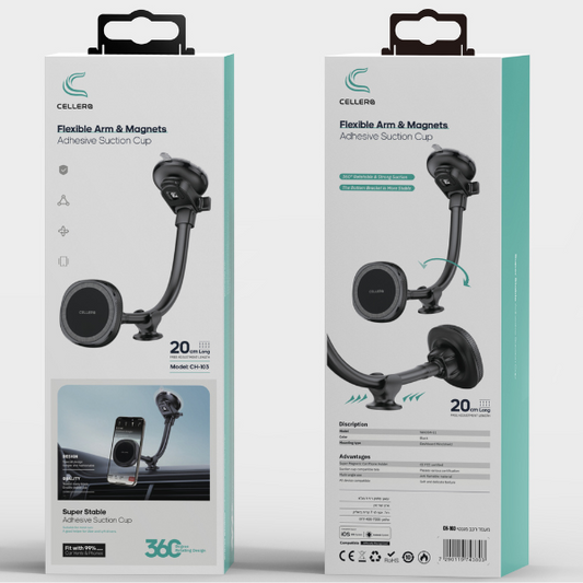 מעמד רכב מגנטי CELLERA CARBON- CH-103