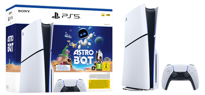 קונסולות בלו ריי PS5® SLIM ושובר למשחק ASTRO BOT